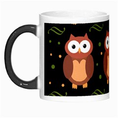 Halloween Brown Owls  Morph Mugs