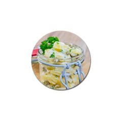 Potato Salad In A Jar On Wooden Golf Ball Marker (4 Pack)