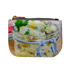 Potato Salad In A Jar On Wooden Mini Coin Purses by wsfcow