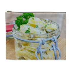 Potato Salad In A Jar On Wooden Cosmetic Bag (xl)