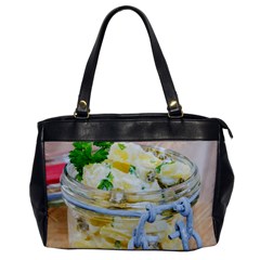 Potato Salad In A Jar On Wooden Office Handbags by wsfcow