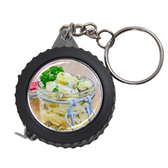 Potato Salad In A Jar On Wooden Measuring Tapes by wsfcow