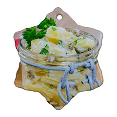 Potato Salad In A Jar On Wooden Snowflake Ornament (2-side)