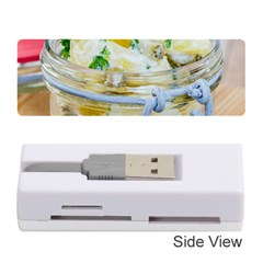 Potato Salad In A Jar On Wooden Memory Card Reader (stick) 