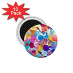 Anemones 1.75  Magnets (10 pack)  Front