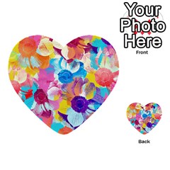 Anemones Multi-purpose Cards (heart) 