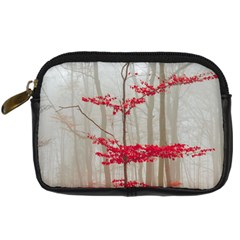 Magic Forest In Red And White Digital Camera Cases by wsfcow