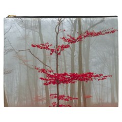 Magic Forest In Red And White Cosmetic Bag (xxxl) 