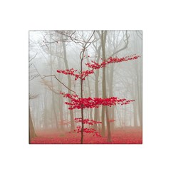 Magic Forest In Red And White Satin Bandana Scarf by wsfcow