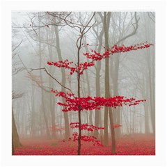 Magic Forest In Red And White Medium Glasses Cloth (2-side) by wsfcow