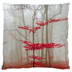 Magic Forest In Red And White Standard Flano Cushion Case (one Side) by wsfcow