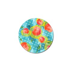 Red Cherries Golf Ball Marker by DanaeStudio