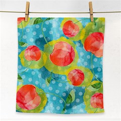 Red Cherries Face Towel