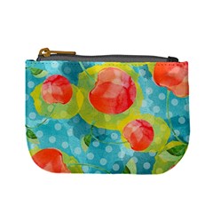 Red Cherries Mini Coin Purses by DanaeStudio