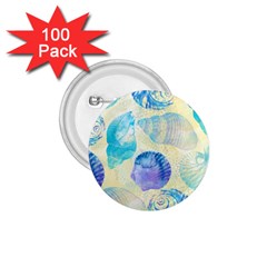 Seashells 1 75  Buttons (100 Pack) 