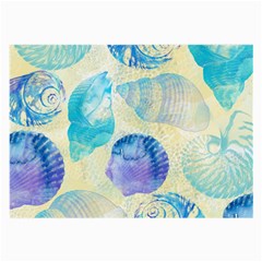 Seashells Large Glasses Cloth (2-side) by DanaeStudio