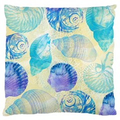 Seashells Standard Flano Cushion Case (two Sides) by DanaeStudio