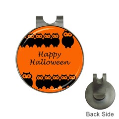 Happy Halloween - Owls Hat Clips With Golf Markers by Valentinaart