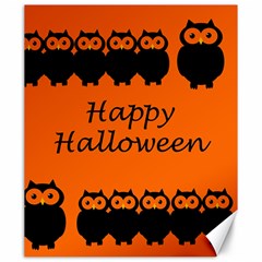 Happy Halloween - Owls Canvas 20  X 24   by Valentinaart