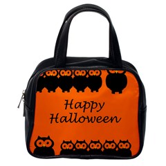 Happy Halloween - Owls Classic Handbags (one Side) by Valentinaart