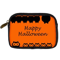 Happy Halloween - Owls Digital Camera Cases by Valentinaart