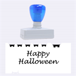 Happy Halloween - owls Rubber Stamps (Large) 2.26 x1.05  Stamp