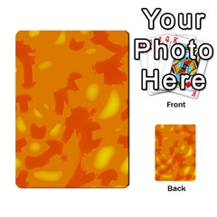 Orange Decor Multi-purpose Cards (rectangle)  by Valentinaart