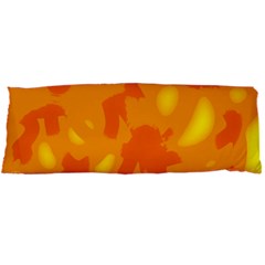 Orange Decor Body Pillow Case Dakimakura (two Sides) by Valentinaart