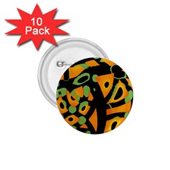 Abstract Animal Print 1 75  Buttons (10 Pack) by Valentinaart