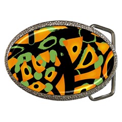 Abstract Animal Print Belt Buckles by Valentinaart