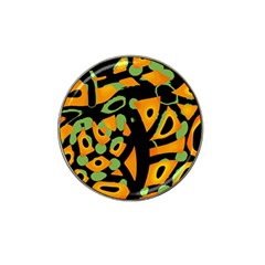 Abstract Animal Print Hat Clip Ball Marker by Valentinaart