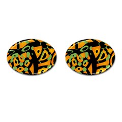 Abstract Animal Print Cufflinks (oval) by Valentinaart