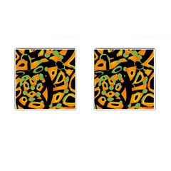 Abstract Animal Print Cufflinks (square) by Valentinaart