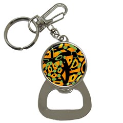 Abstract Animal Print Bottle Opener Key Chains by Valentinaart