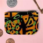 Abstract animal print Mini Coin Purses Back