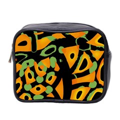 Abstract Animal Print Mini Toiletries Bag 2-side by Valentinaart