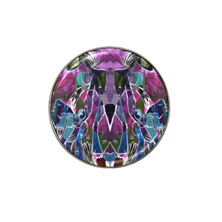 Sly Dog Modern Grunge Style Blue Pink Violet Hat Clip Ball Marker