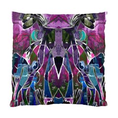 Sly Dog Modern Grunge Style Blue Pink Violet Standard Cushion Case (one Side) by EDDArt