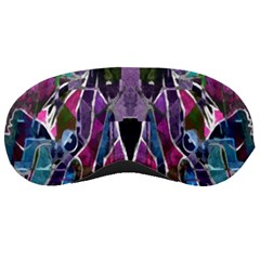 Sly Dog Modern Grunge Style Blue Pink Violet Sleeping Masks by EDDArt