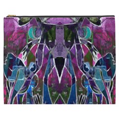 Sly Dog Modern Grunge Style Blue Pink Violet Cosmetic Bag (xxxl)  by EDDArt