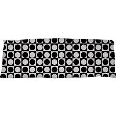 Modern Dots In Squares Mosaic Black White Samsung Galaxy Nexus S I9020 Hardshell Case by EDDArt