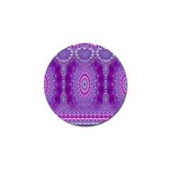 India Ornaments Mandala Pillar Blue Violet Golf Ball Marker (10 Pack) by EDDArt