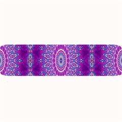 India Ornaments Mandala Pillar Blue Violet Large Bar Mats by EDDArt