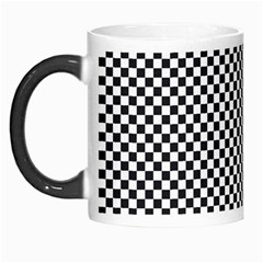 Sports Racing Chess Squares Black White Morph Mugs by EDDArt