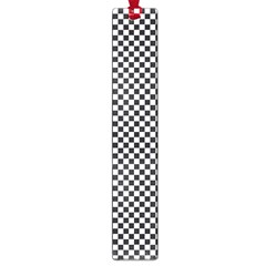 Sports Racing Chess Squares Black White Large Book Marks by EDDArt