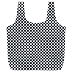 Sports Racing Chess Squares Black White Full Print Recycle Bags (l)  by EDDArt