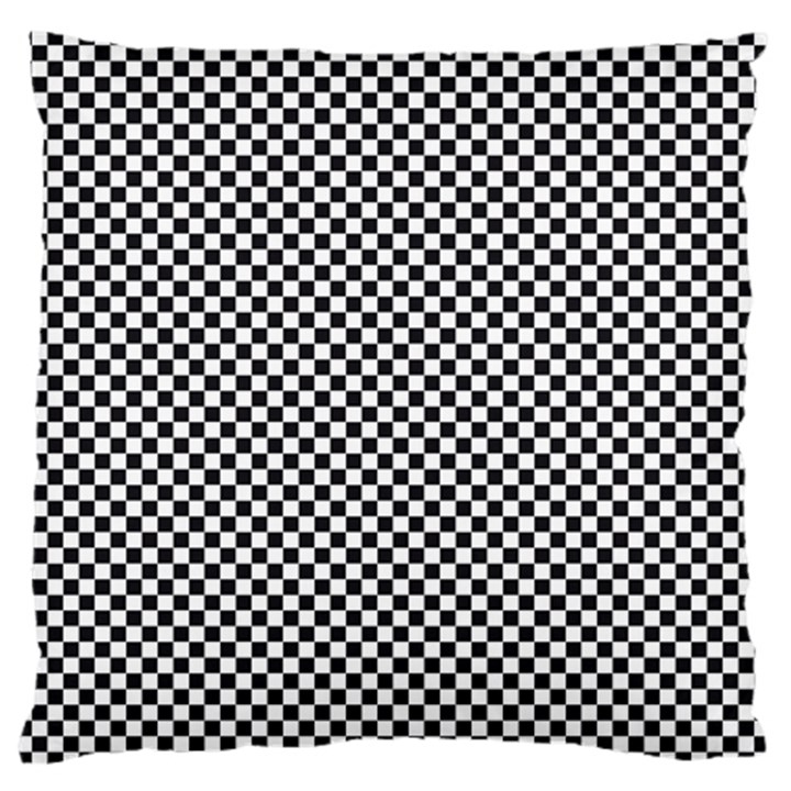 Sports Racing Chess Squares Black White Standard Flano Cushion Case (Two Sides)