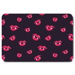 Pattern Of Vampire Mouths And Fangs Large Doormat  30 x20  Door Mat