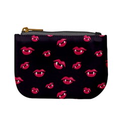 Pattern Of Vampire Mouths And Fangs Mini Coin Purses by CreaturesStore