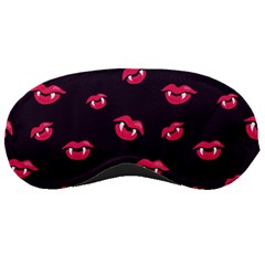 Pattern Of Vampire Mouths And Fangs Sleeping Masks